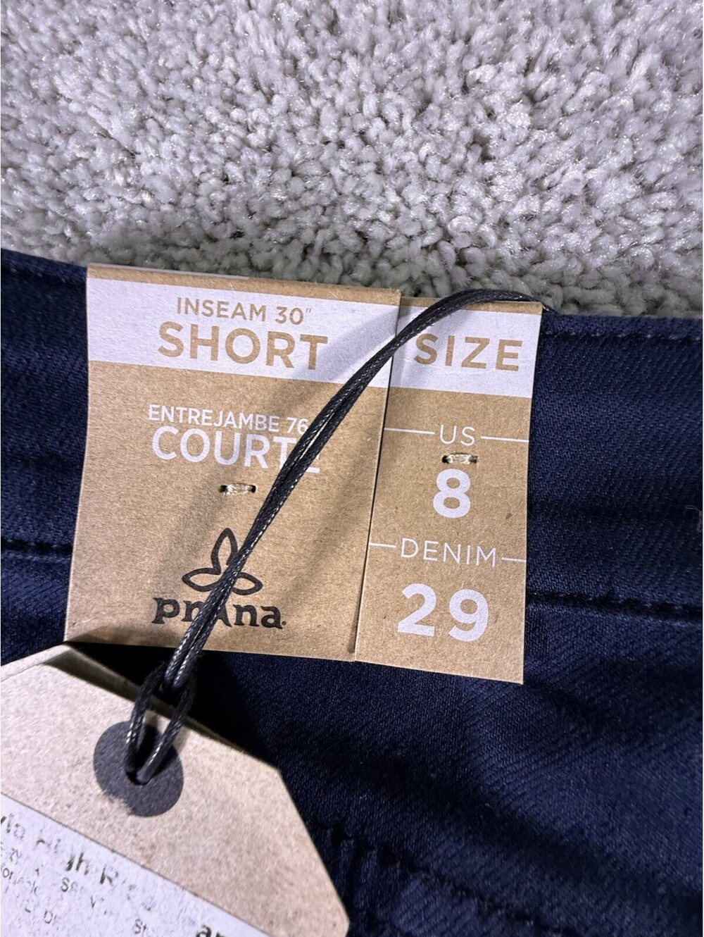 NWT PrAna Kayla High Rise Women’s Jeans Size 8 Short Inseam 30 Blue - Picture 12 of 14